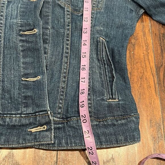 Women's Levi's® Original Trucker Jean Jacket size M red tab - Picture 6 of 8